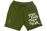 Big Apple Sweat Shorts (Green)